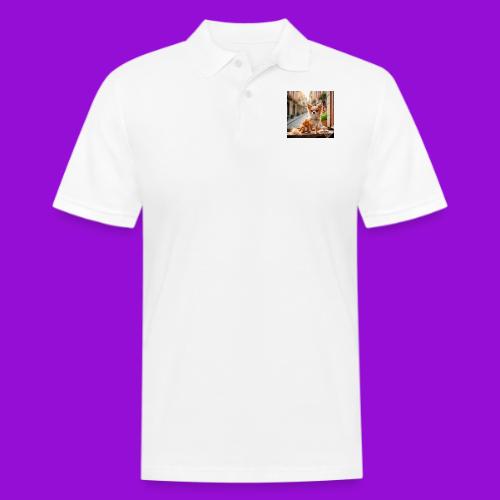 Morning coffee Chihuahua - Men's Pique Polo Shirt
