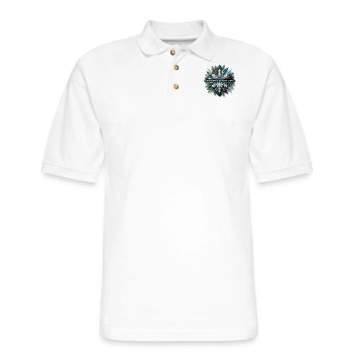 Intricate Frozen Evergreen T-Shirt - Men's Pique Polo Shirt