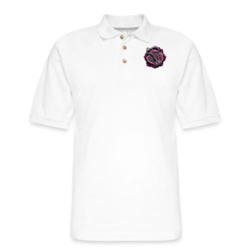 You Hold the Key to My Heart Rose Lock T-Shirt - Men's Pique Polo Shirt