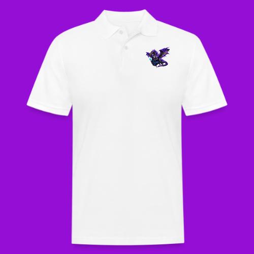 Neon Dragon and Battle Mage - Men's Pique Polo Shirt