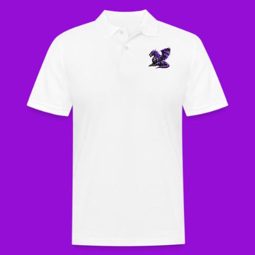Neon Dragon at Rest - Men's Pique Polo Shirt