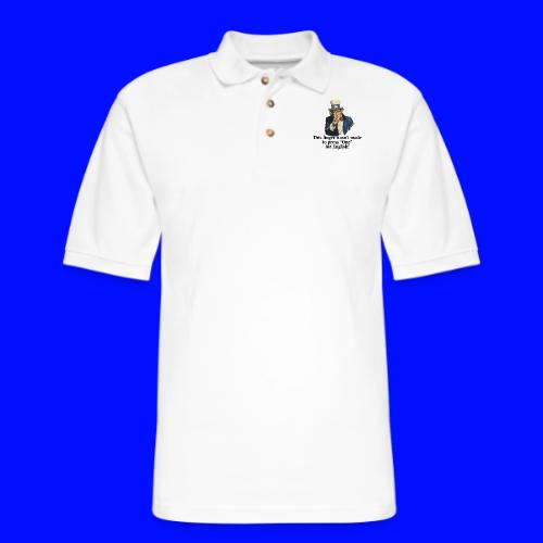 Uncle Sam - Finger - Men's Pique Polo Shirt