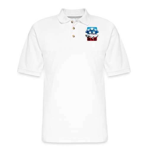 auto_oldsmobile_442_001 - Men's Pique Polo Shirt