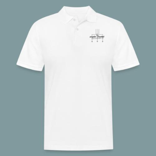 Abstract Math Citadel - Men's Pique Polo Shirt