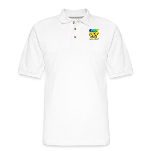 Bundy Pop Main Design - Men's Pique Polo Shirt