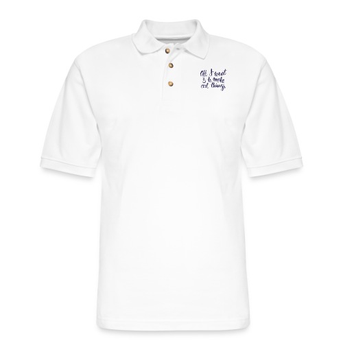 Cool Things Navy - Men's Pique Polo Shirt