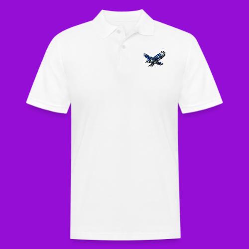 Silver Blue Jay Dive - Men's Pique Polo Shirt