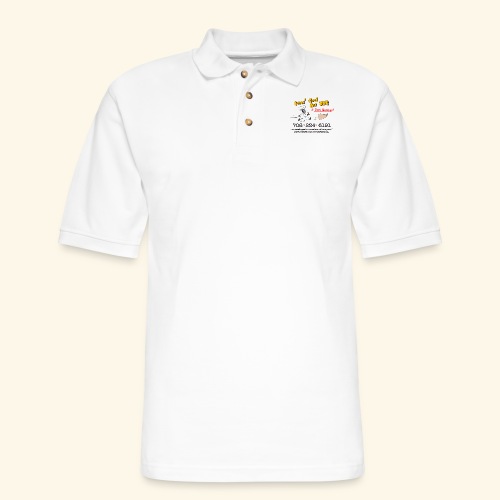Jones Good Ass BBQ and Foot Massage logo - Men's Pique Polo Shirt