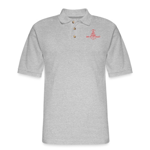 We Ain’t Skeered (Fancy Design) - Men's Pique Polo Shirt