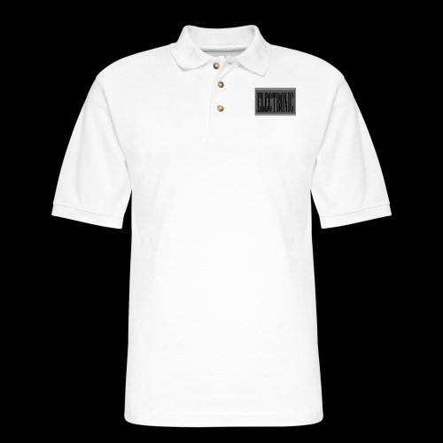 Electronic Logo - Men's Pique Polo Shirt