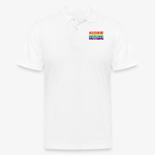 Assume Nothing Original Gilbert Baker LGBTQ Gay - Men's Pique Polo Shirt