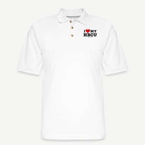 I Love My HBCU - Women's Black, Red and White T-Sh - Men's Pique Polo Shirt