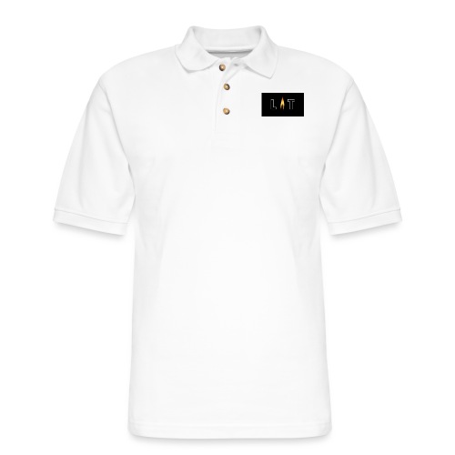 LIT LOGO DESIGN - Men's Pique Polo Shirt