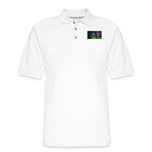 Dead Girl Logo - Men's Pique Polo Shirt