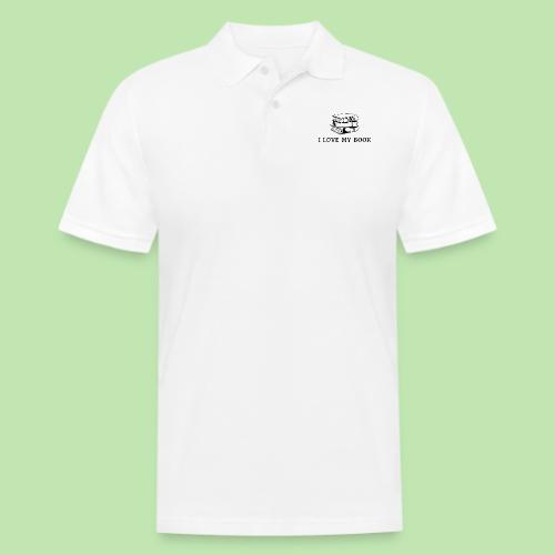 I love my book t-shirt - Men's Pique Polo Shirt