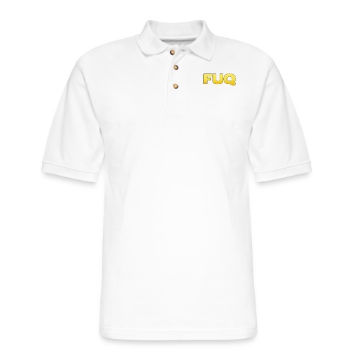 FUQ_SP_logo(border) - Men's Pique Polo Shirt