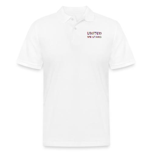 UNITED WE STAND - Men's Pique Polo Shirt