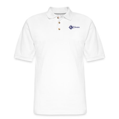 Team 4 Corners 2018 logo - Men's Pique Polo Shirt