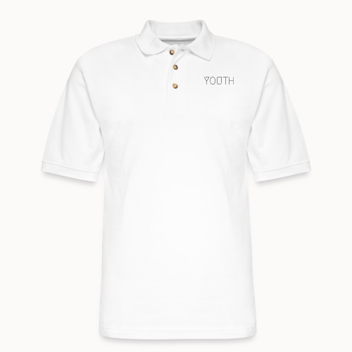 Youth Text - Men's Pique Polo Shirt