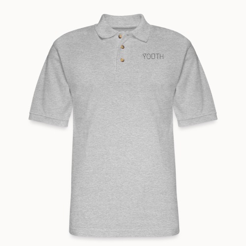 Youth Text - Men's Pique Polo Shirt