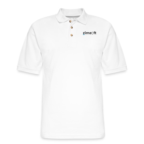 zimsoft dark cropped - Men's Pique Polo Shirt