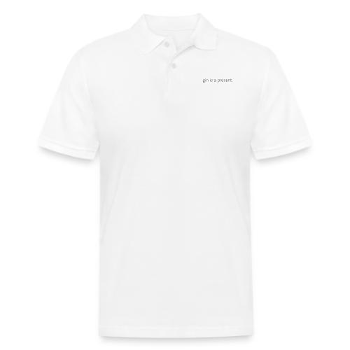 gin is a present - Men's Pique Polo Shirt