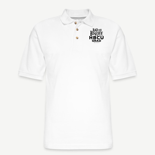 Bad and Boujee HBCU Grad - Men's Pique Polo Shirt