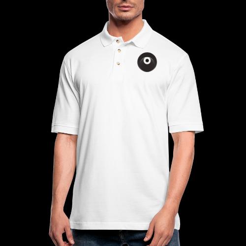 Black Dirt Vortex Logo Dark - Men's Pique Polo Shirt
