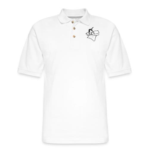 Waking up unicorn - Men's Pique Polo Shirt