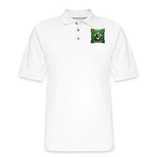 Brazil Jaguar Glory T-Shirt, Flag Pride Badge Gift - Men's Pique Polo Shirt