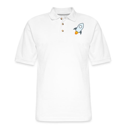 Stellar Lumens Logo - Men's Pique Polo Shirt