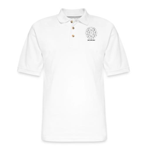 Santa's Festive Wheel T-Shirt - Men's Pique Polo Shirt