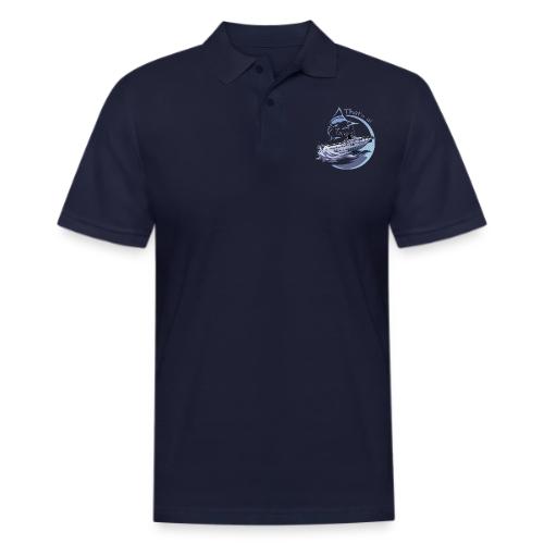 boat & water practice design - Men's Pique Polo Shirt