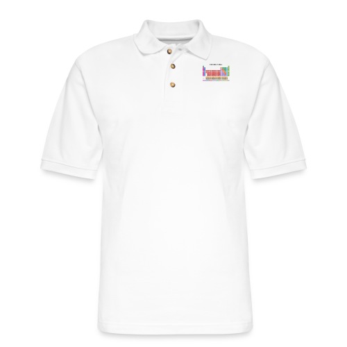 Periodic Table T-shirt (Light) - Men's Pique Polo Shirt
