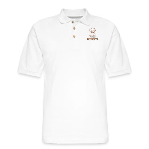 Cute Puppy - Men's Pique Polo Shirt