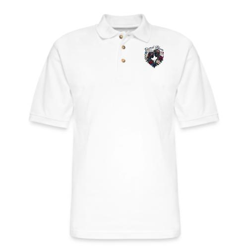 Eternal Bloom Embrace T-Shirt - Men's Pique Polo Shirt