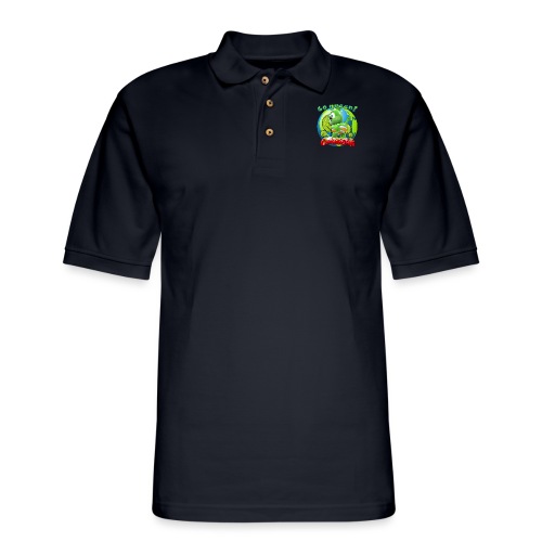 Gummibär Go Green Earth Day Earth - Men's Pique Polo Shirt
