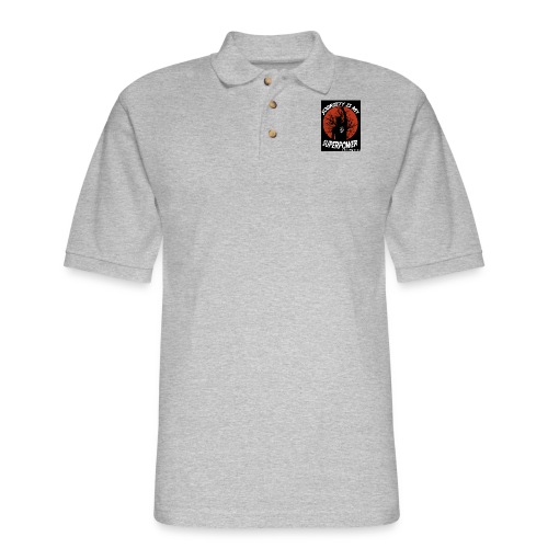 Sobriety Is My Super Power - Men's Pique Polo Shirt