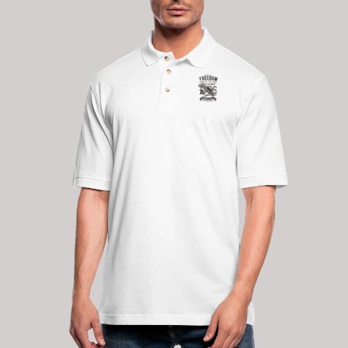 Welcome To The Freedom - Men's Pique Polo Shirt