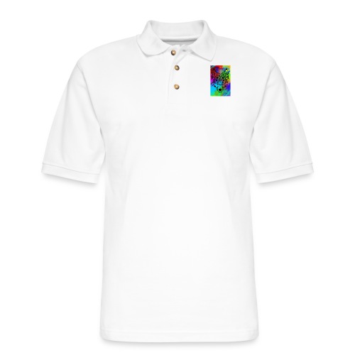 Colourful Woolf Design By Delli - Men's Pique Polo Shirt