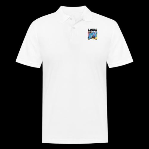 Gamers Start! Retro Japanese Vibe - Men's Pique Polo Shirt