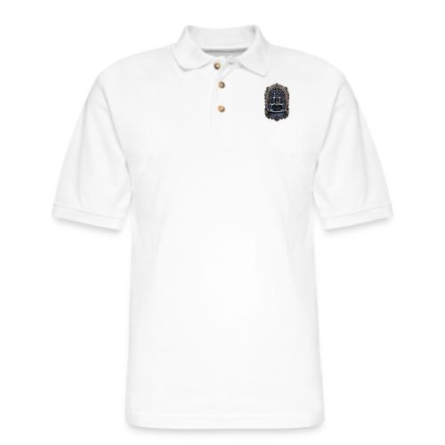 Gilded Baroque Fountain T-Shirt - Men's Pique Polo Shirt