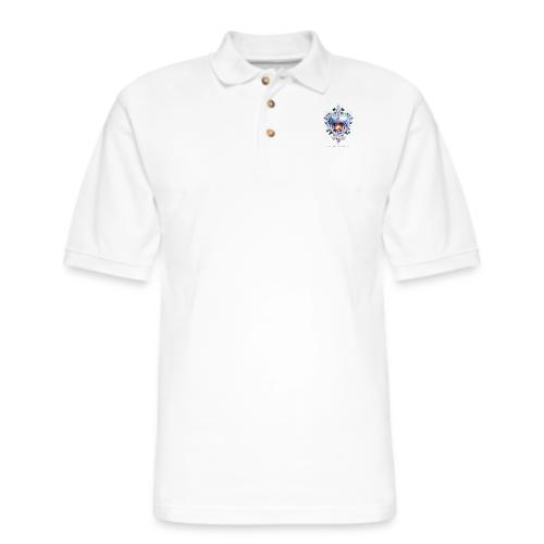 Imbolc Candle Veil T-Shirt | Veiled Rebirth - Men's Pique Polo Shirt