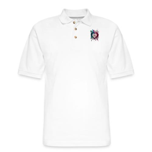 Sealed with a Kiss-Off T-Shirt - Men's Pique Polo Shirt