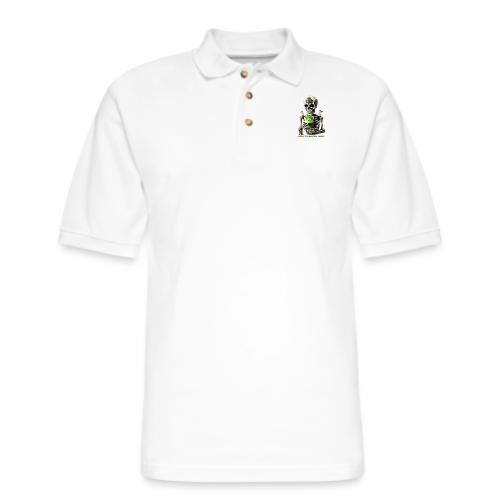 Eternal Stout Skeleton Graphic Tee - Men's Pique Polo Shirt