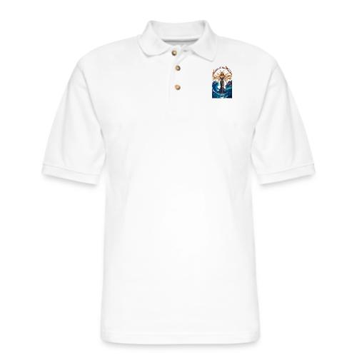 Women’s Day Tidal Sovereign T Shirt, Gift for Wife - Men's Pique Polo Shirt