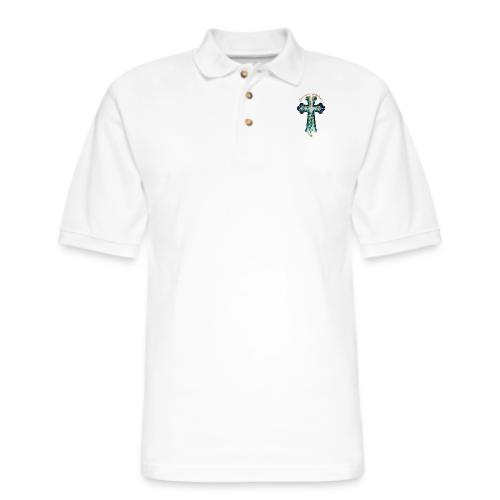 Easter Grace Cascades Eternal T Shirt, Mercy Gift - Men's Pique Polo Shirt