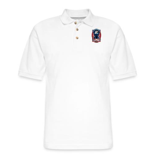 USA Eagle Emblem T Shirt, USA Soccer Pride Gift - Men's Pique Polo Shirt
