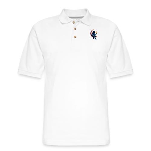 Unisex T-Shirt with Astronaut Design Premium - Men's Pique Polo Shirt