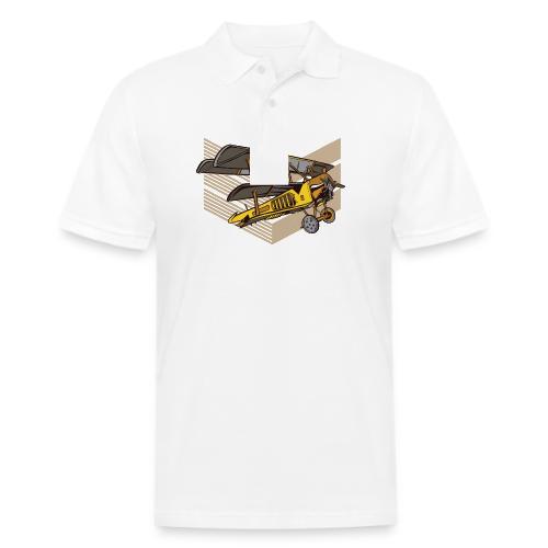 SteamPunk Double Decker - Men's Pique Polo Shirt